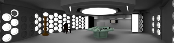 TARDIS: First TARDIS Interior.