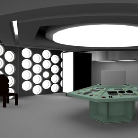 TARDIS: First TARDIS Interior.